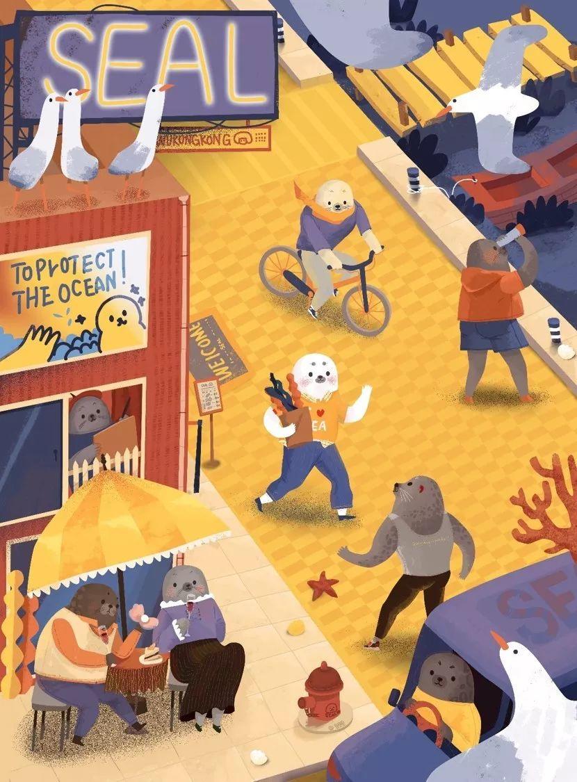 用海報拯救海豹,百度設(shè)計師做了一件暖心的小事 用海報拯救海豹,百度設(shè)計師做了一件暖心的小事